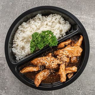Курица терияки с гарниром