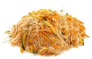 371 Spaghetti di riso con verdure miste