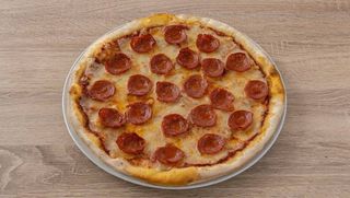 Pizza con pepperoni