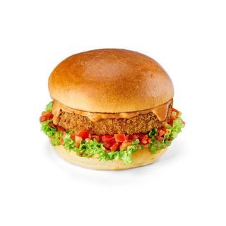 Burger Deluxe cu Somon și guacamole