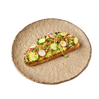 Avocado Toast de Sementes Bagel