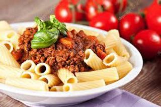 Macarrones Bolognesa