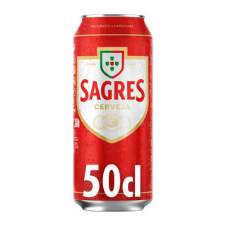 Sagres Cerveja com Álcool Lata 50cl