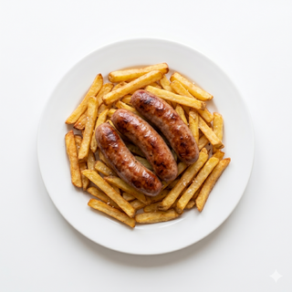 Sausages With Chips