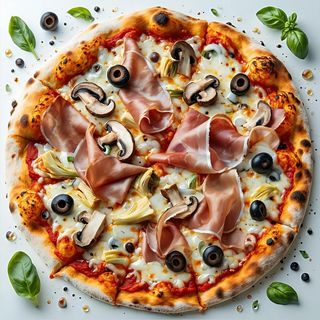 Pizza piatto 4 stagioni