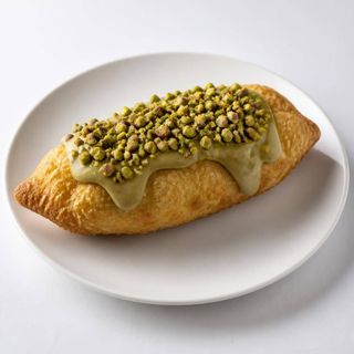 Pizza fritta al pistacchio