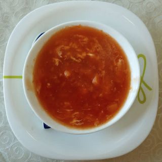 Sopa De Tomate Con Huevo
