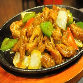 Intestino di maiale alla piastra