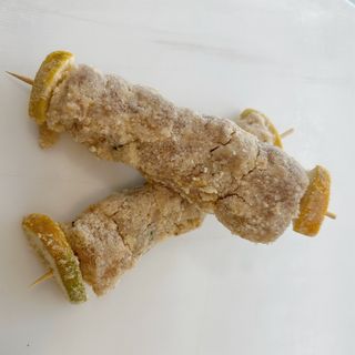 panino con spiedino di pollo al limone