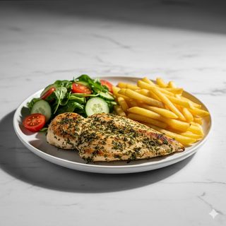 Pechuga de pollo finas hierbas