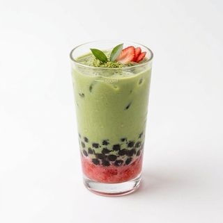 Té De Matcha Con Fresa (500 Ml.)