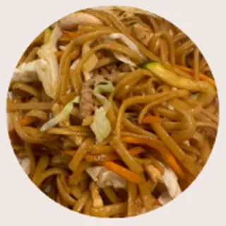 Tallarines Fritos con Tres Delicias