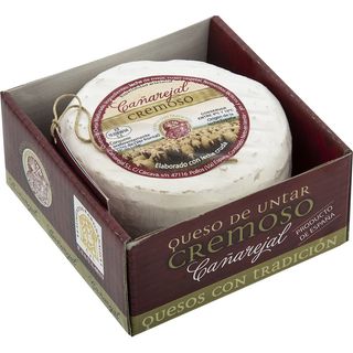 Queso Cremoso Cañarejal. Queso Cañarejal. Pieza 250 Gr