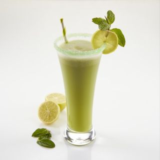 Jus de citron et de menthe