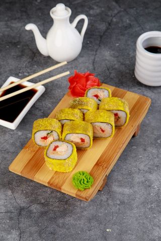 Теплые роллы "Black темпура" (8 шт.)