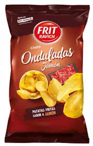 Patatas Fritas Onduladas de Jamón
