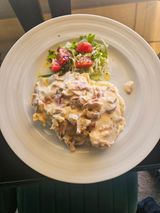 Pileći file u sosu od pršuta i šampinjona 380 gr