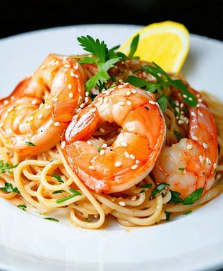 Nouilles Saumon-Crevettes