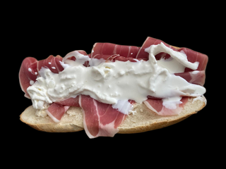 Filone Prosciutto crudo e stracciatella