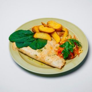 Куриная отбивная с грибами