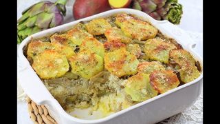 Patate riso e carciofi