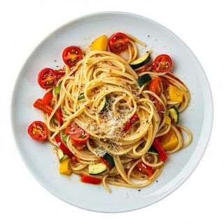 37. Spaghetti saltati con verdure