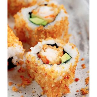 Crunchy-Tempura Sushi Roll