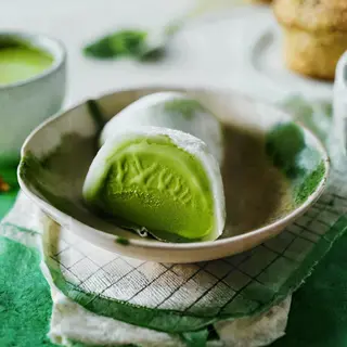 Mochi gelado chá verde