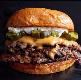 Ranch Burger+pomfrit