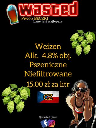 Weizen pszeniczne z Czech 4,8% 1l