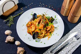 Paste cu fructe de mare