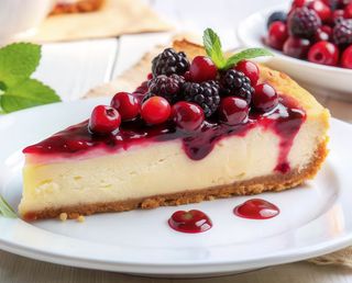 Cheesecake Frutos Rojos (Porción)