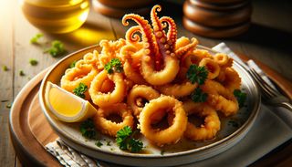 Хрупкави калмари