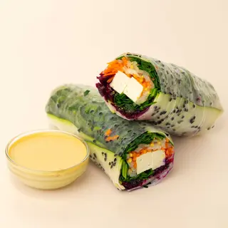 Vegan Tofu Rainbow Roll