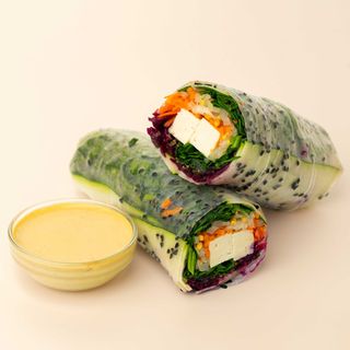 Vegan Tofu Rainbow Roll