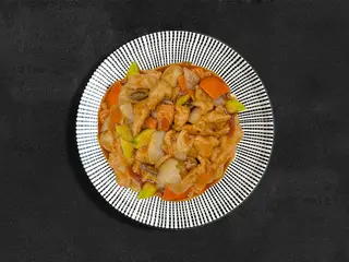 Pollo Frito Con Salsa De Yu Xiang
