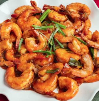 Tapa of Prawns in a Spicy Tomato Sauce