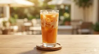 Peach Oolong Tea With Milk