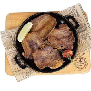 Телешки език в масло