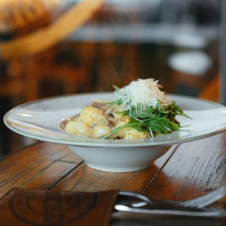 Njoke sa ramstekom i šampinjonima 400gr