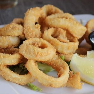 Aros de calamar veganos