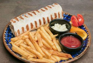 Burrito veggie menù