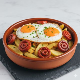 Huevos Rotos Con Chistorra