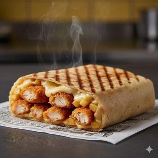 Taco de tender de pollo crujiente