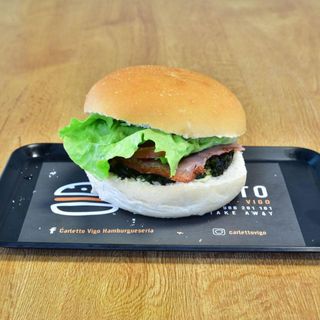 Hamburguesa vegetal doble