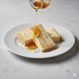 Queso Con Miel Y Orégano