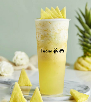 granita all-ananas con ricotta
