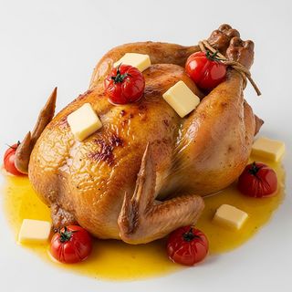 Pollo in salsa di burro