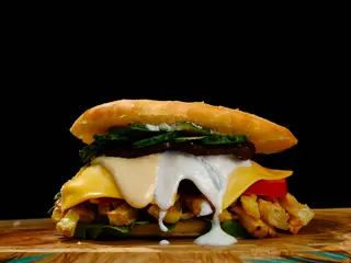 Cheeseburger pui