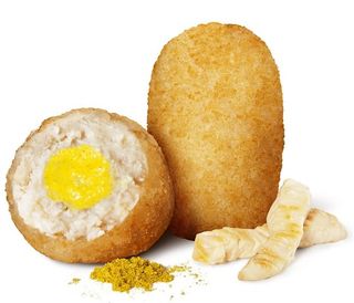 Croquetas de pollo y Curry (8 unid)